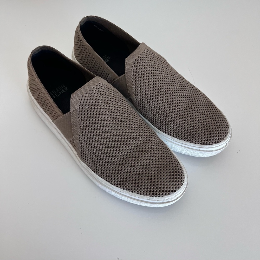 Eileen Fisher Women’s Pep Flyknit Perforated Platform Slip On Sneakers